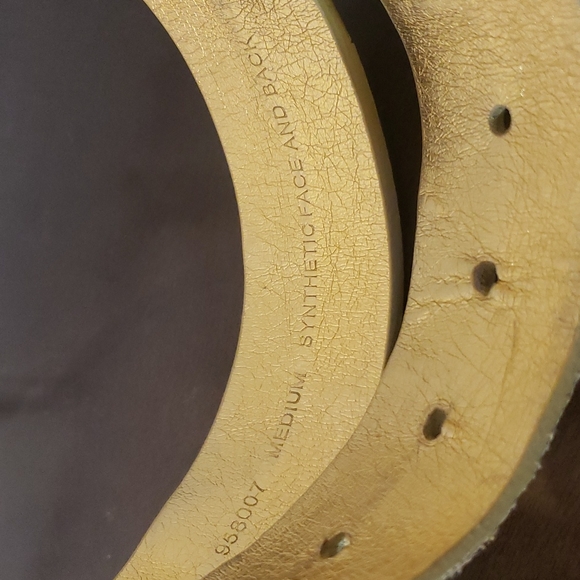 Rare GUESS gold belt with gold plates - size medium - Picture 2 of 8